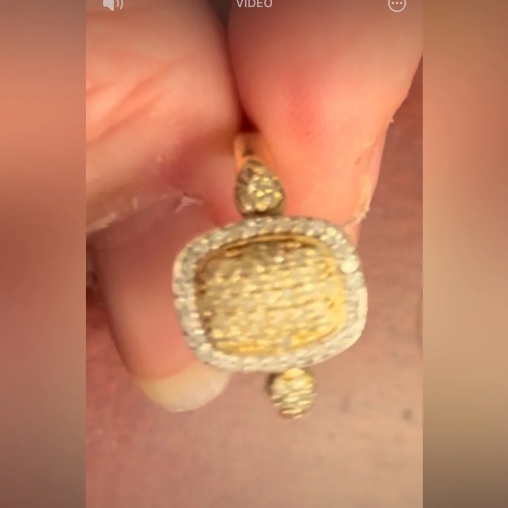 πHPπ10K Diamond YELLOW & WHITE .53ctw SOLID Yellow Gold NATURAL & MINED - Picture 2 of 13